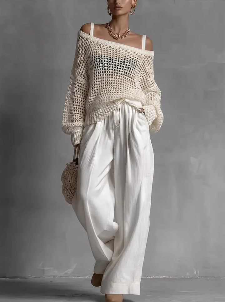 Beverly | Elegant Off-Shoulder Two-Piece Set